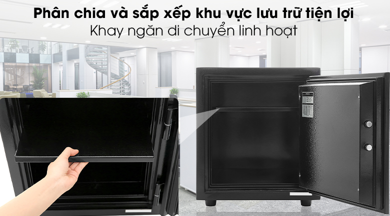 Khay ngăn có thể di chuyển linh hoạt Khay ngăn có thể di chuyển linh hoạt