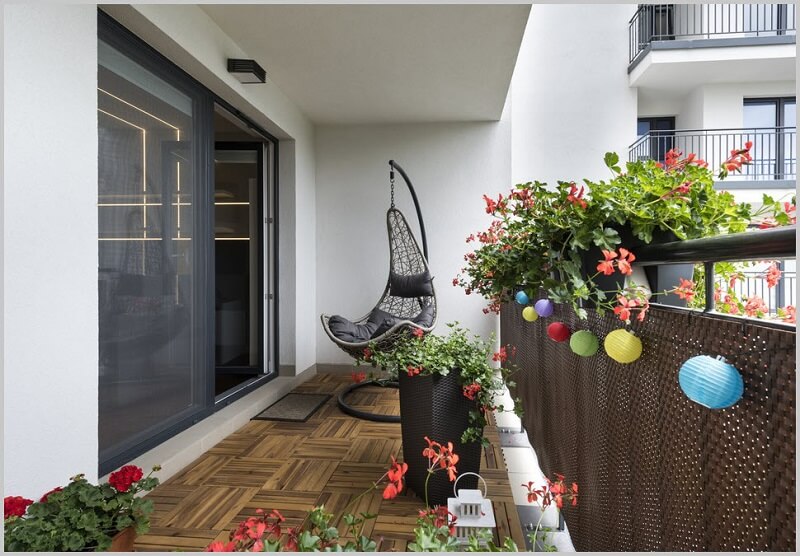 Tấm nhựa lót sàn ban công