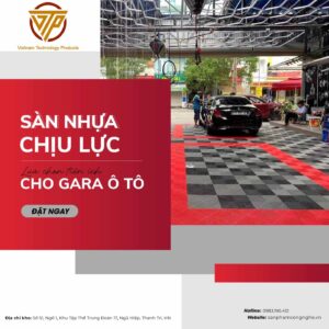 Tấm nhựa lót sàn gara ô tô