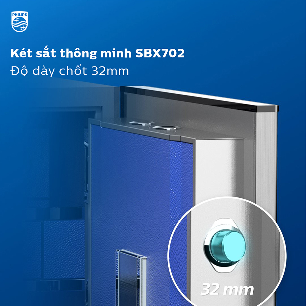 Chốt cửa két sắt Philips SBX702-ABX Chốt cửa ket sắt Philips SBX702-ABX